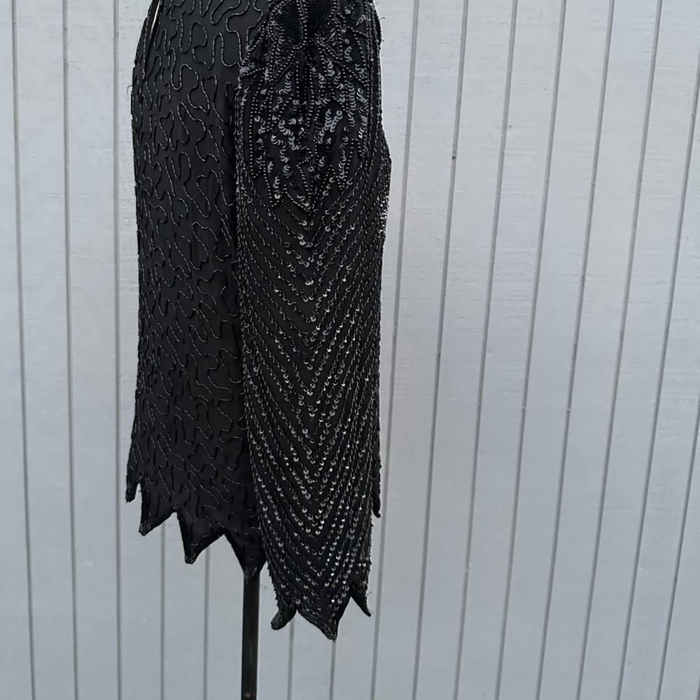 Denise Elle Black Beads and Sequins Blouse - Picture 8 of 12